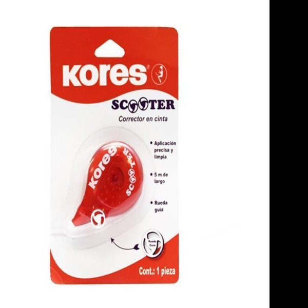 CORRECTOR CINTA 4.2MMX8M. KORES SCOOTER BL.C1 E12C144